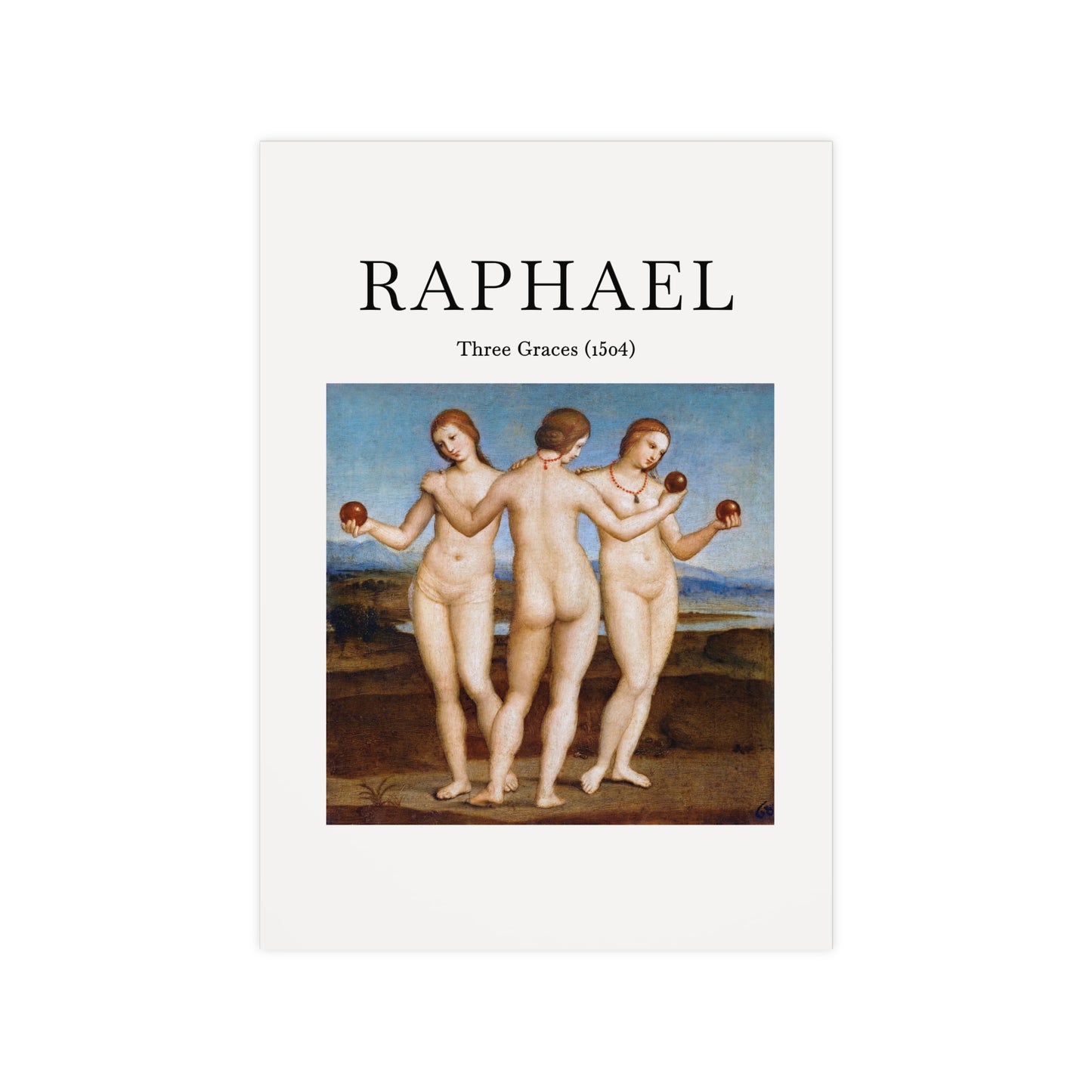 Three Graces Poster | Raphael