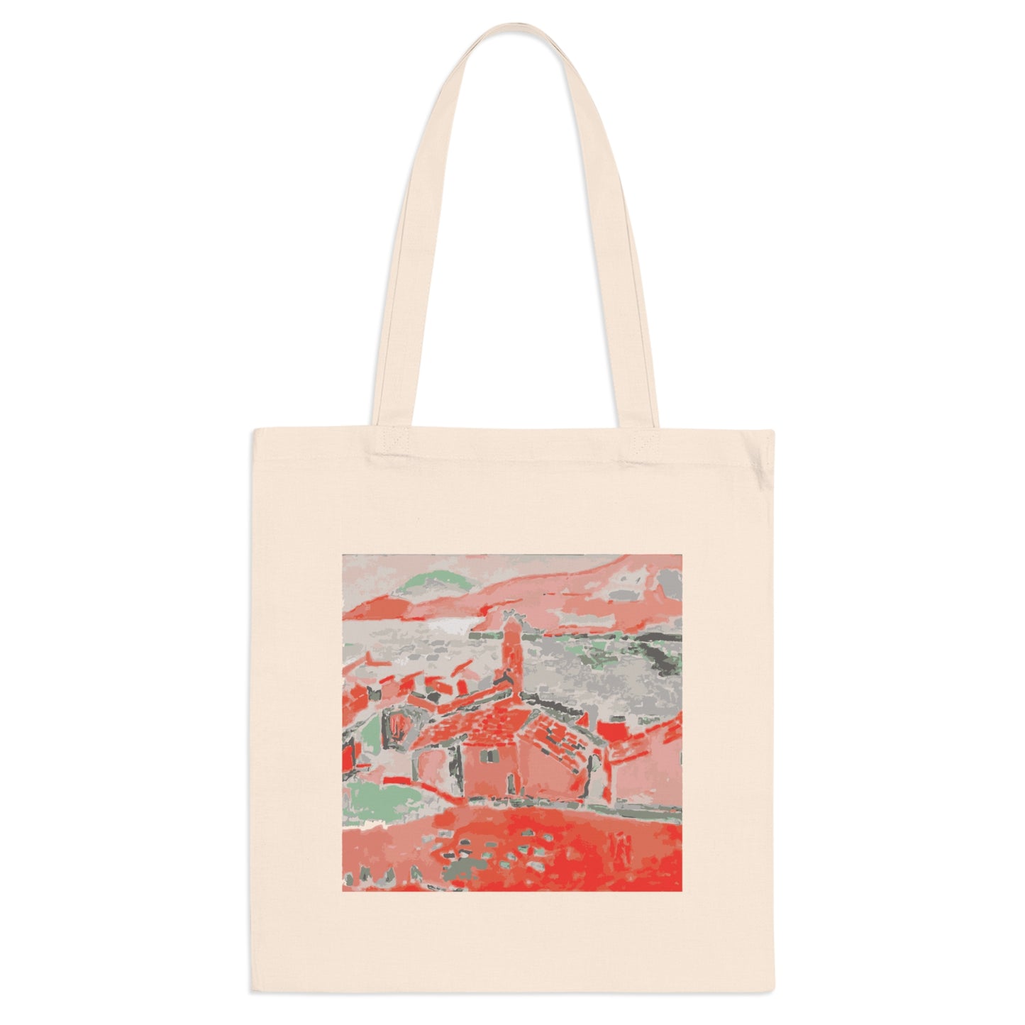 Matisse Red Canvas Tote Bag