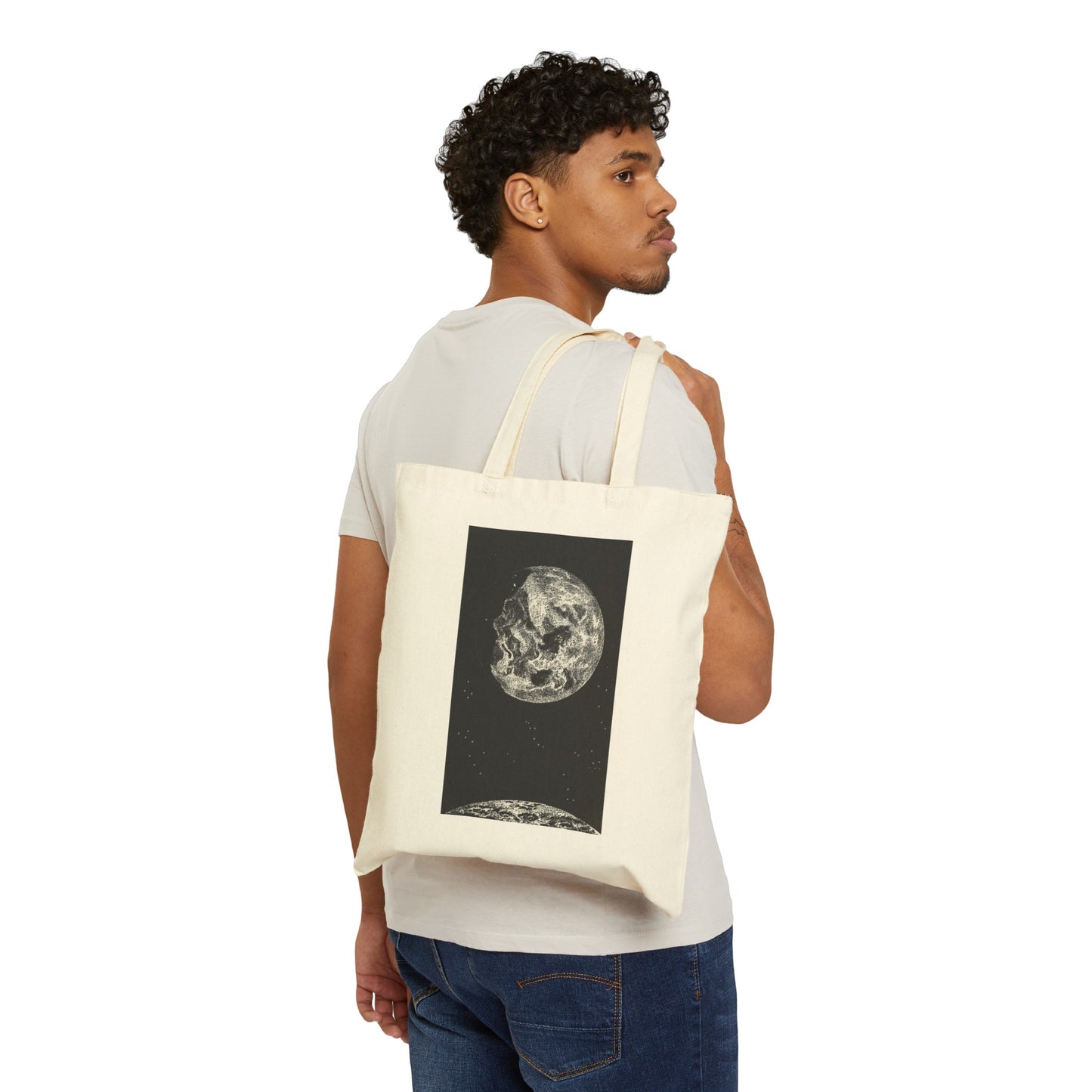 The story of the moon Canvas Tote Bag