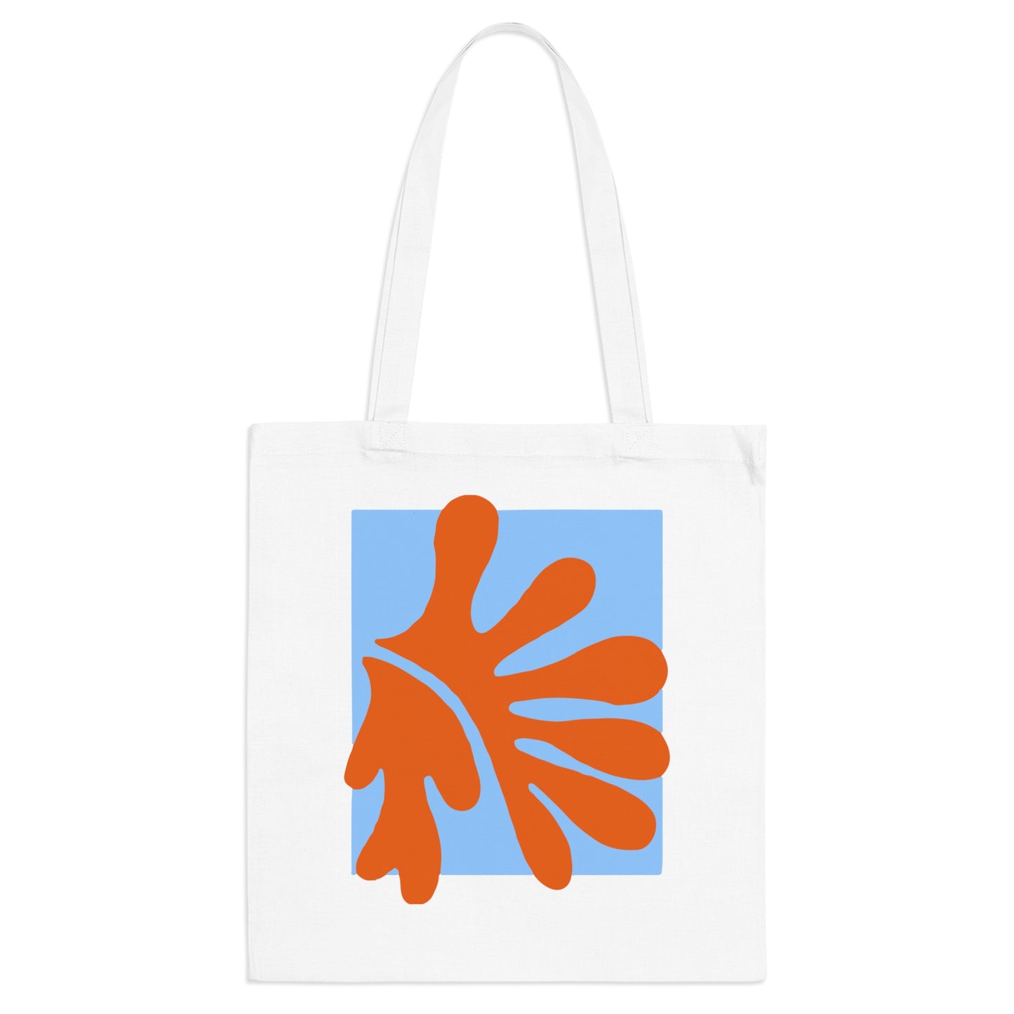 Matisse Orange & Blue Canvas Tote Bag