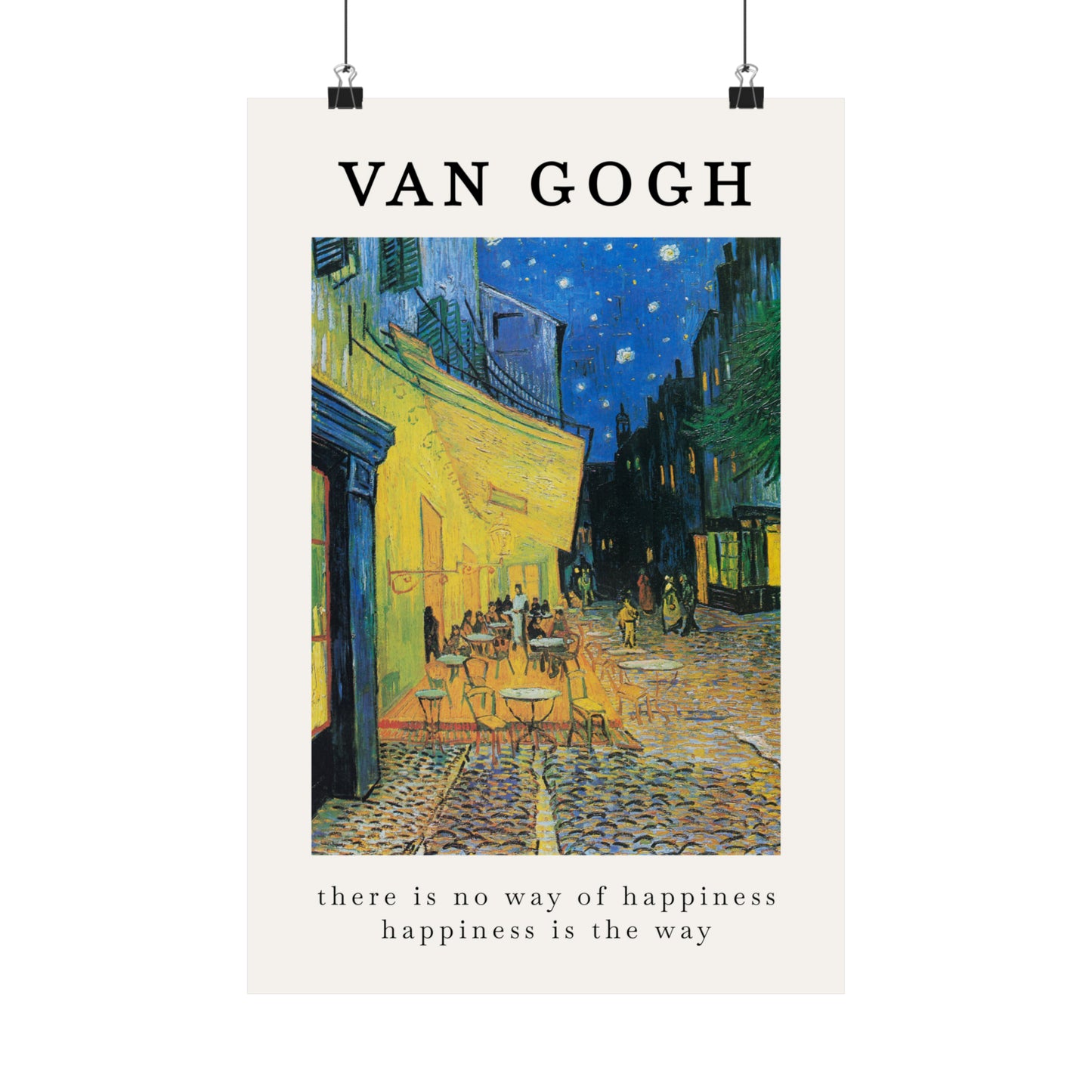 Café Terrace at Night Poster | Van Gogh