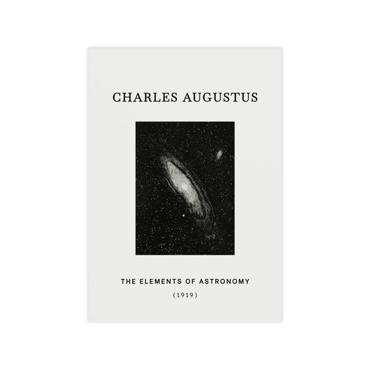 The elements of astronomy illustration Poster | Charles Augustus