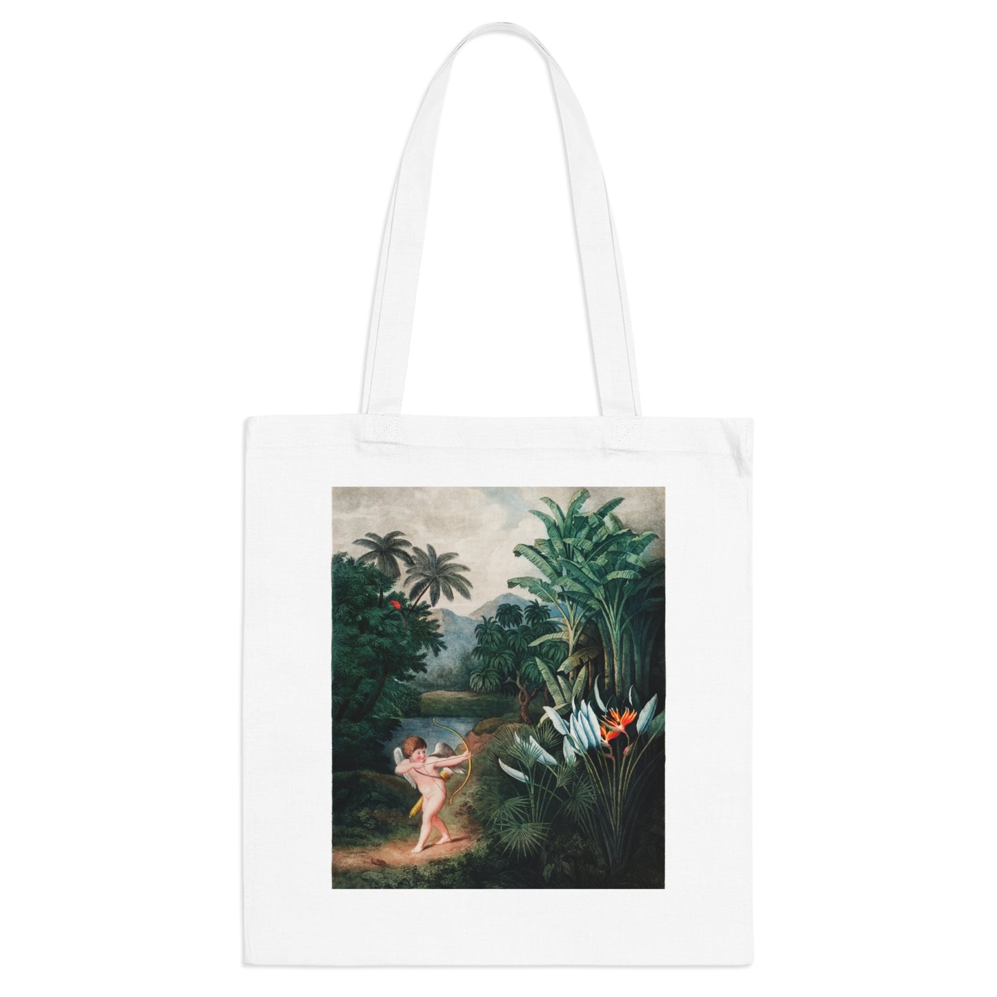 The Temple of Flora Canvas Tote Bag