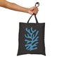 Matisse Blue Coral Canvas Tote Bag