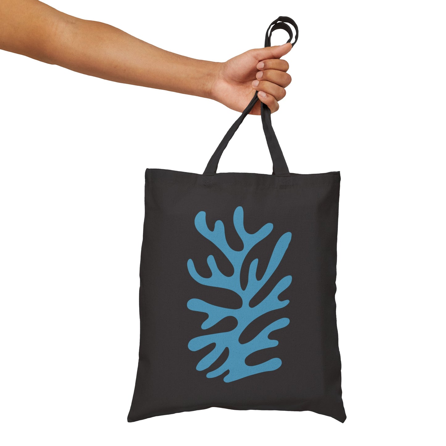 Matisse Blue Coral Canvas Tote Bag