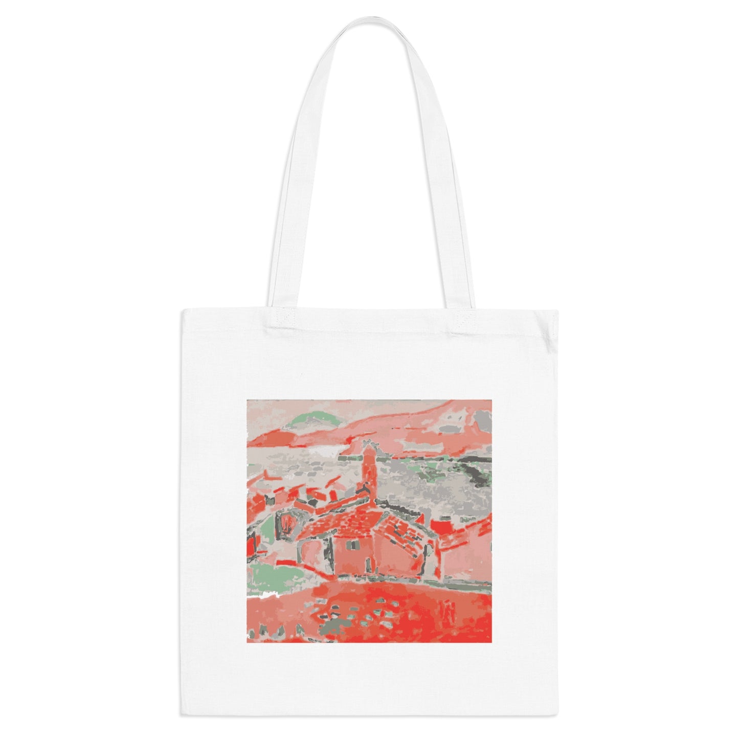 Matisse Red Canvas Tote Bag