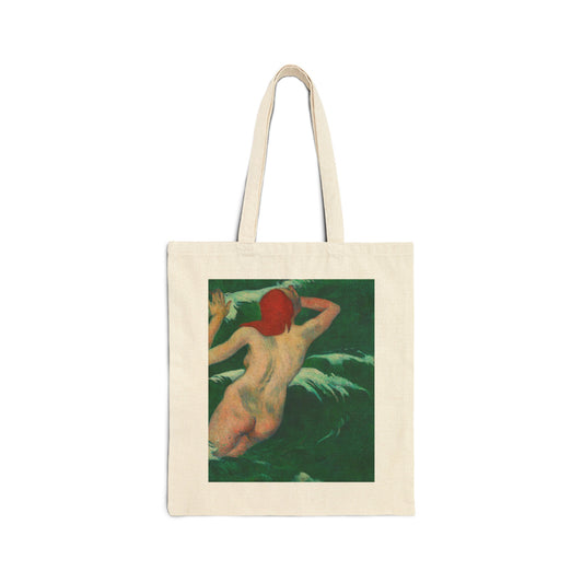 In the Waves Canvas Tote Bag