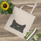 Black Cat Canvas Tote Bag