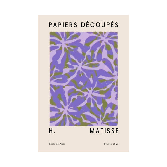 Purpel Flowers | Matisse Prints