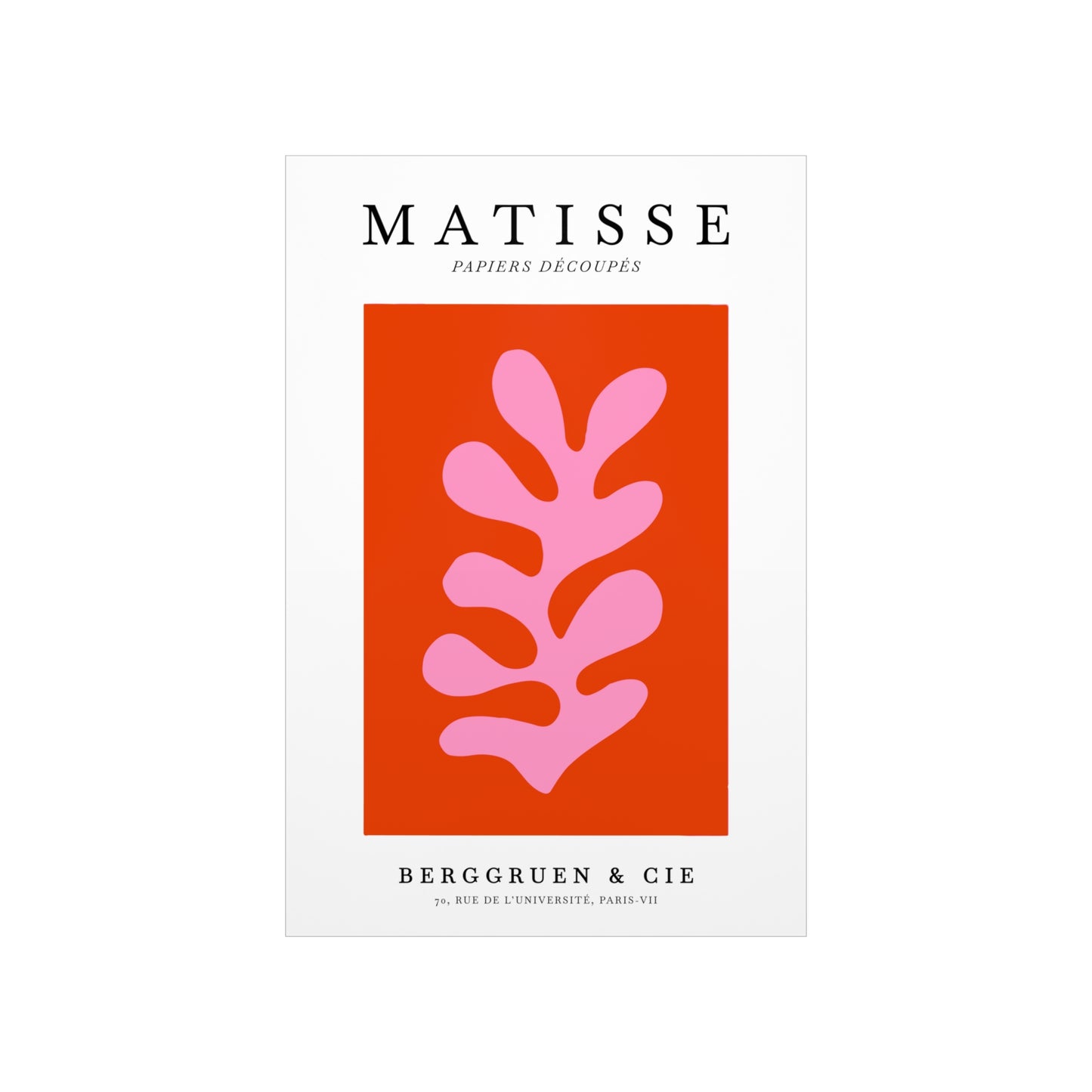 Abstract Pink & Red Poster | Henri Matisse