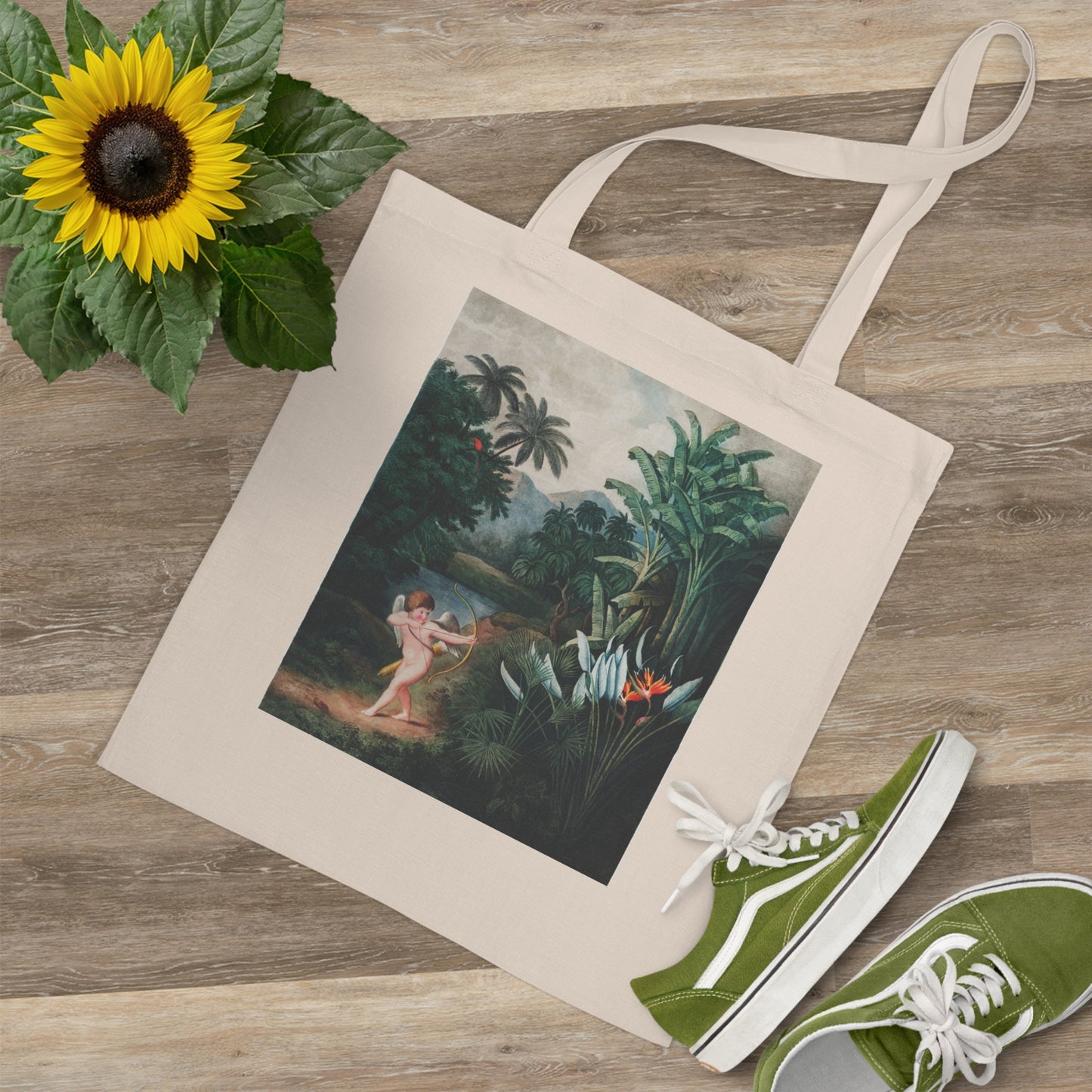 The Temple of Flora Canvas Tote Bag