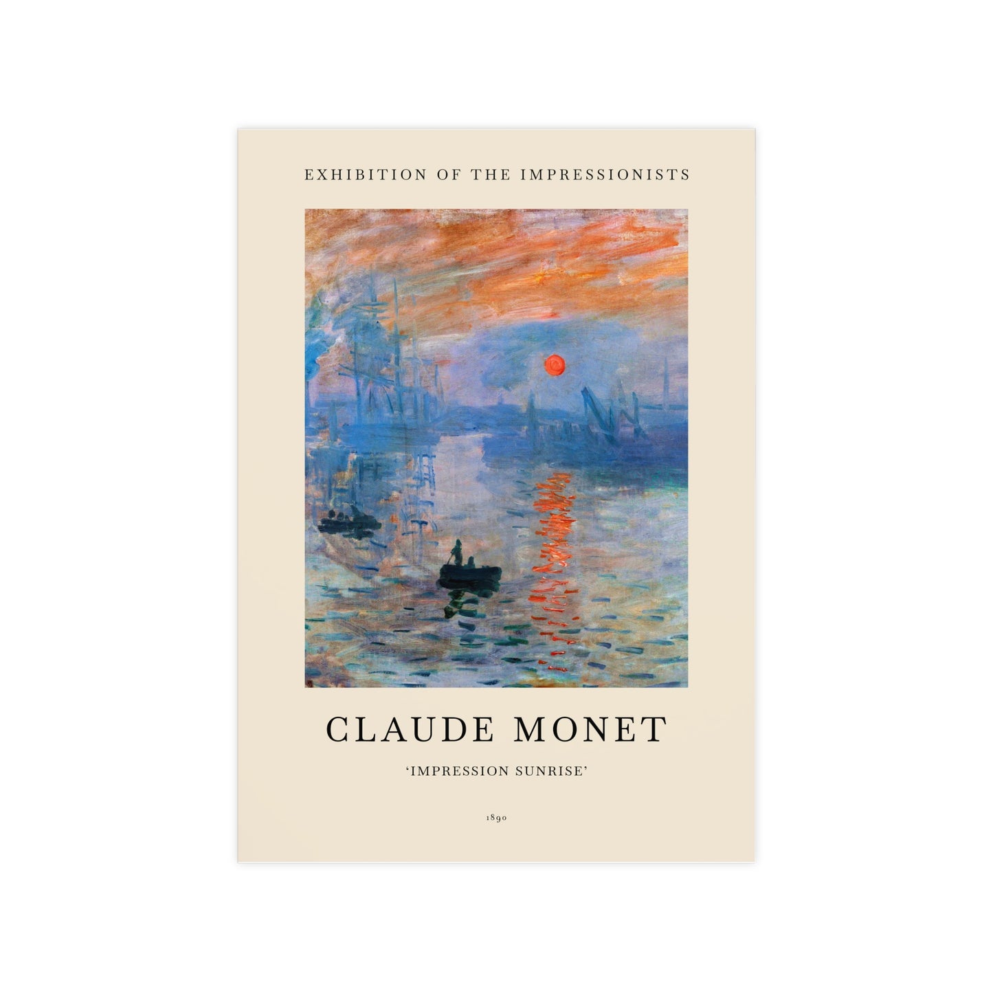 Impression Sunrise Poster | Claude Monet