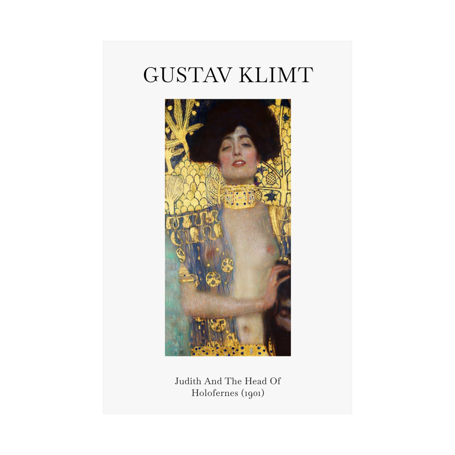 Judith and the Head of Holofernes Poster | Gustav Klimt