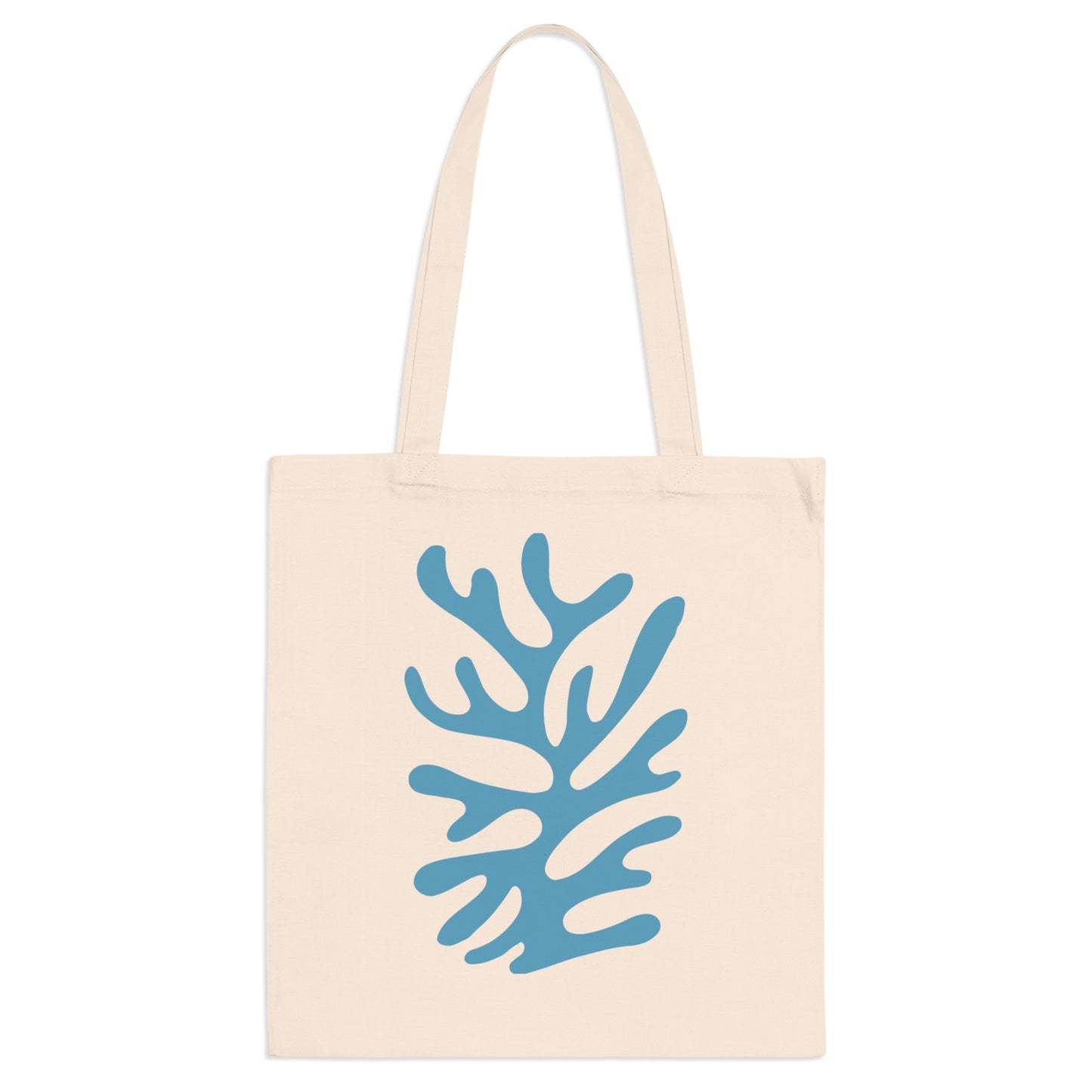 Matisse Blue Coral Canvas Tote Bag