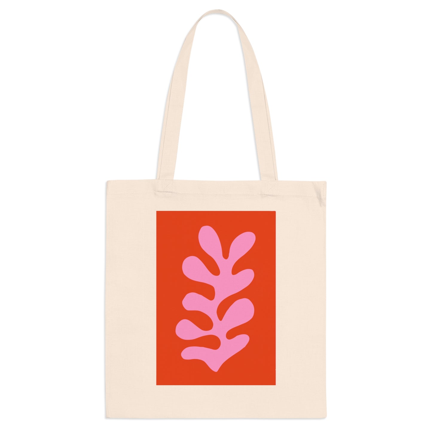 Matisse Pink & Red Canvas Tote Bag