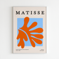 Affiche Abstrait Orange et Bleu | Henri Matisse Poster